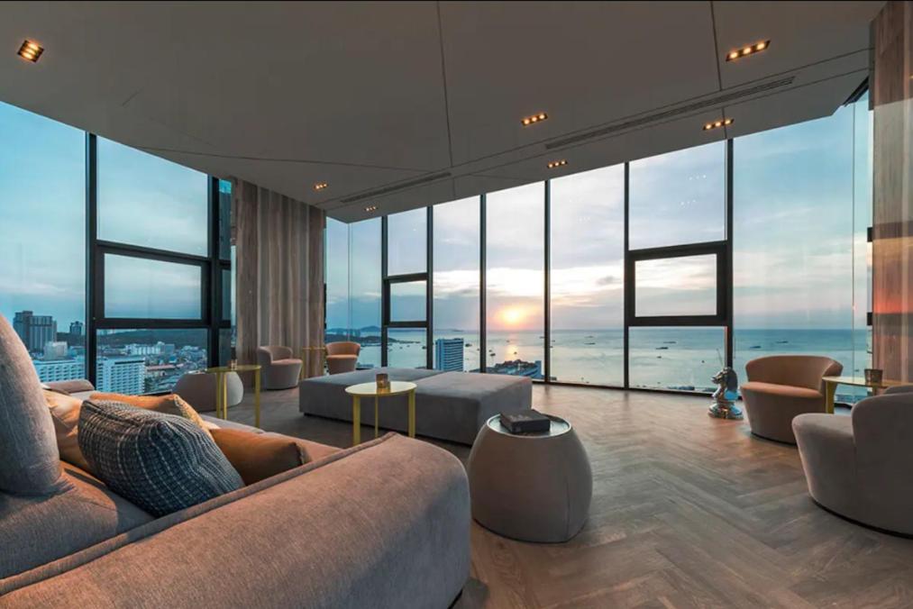 Central Pattaya - Sea View Large Balcony Condo With Infinity Pool Exterior foto