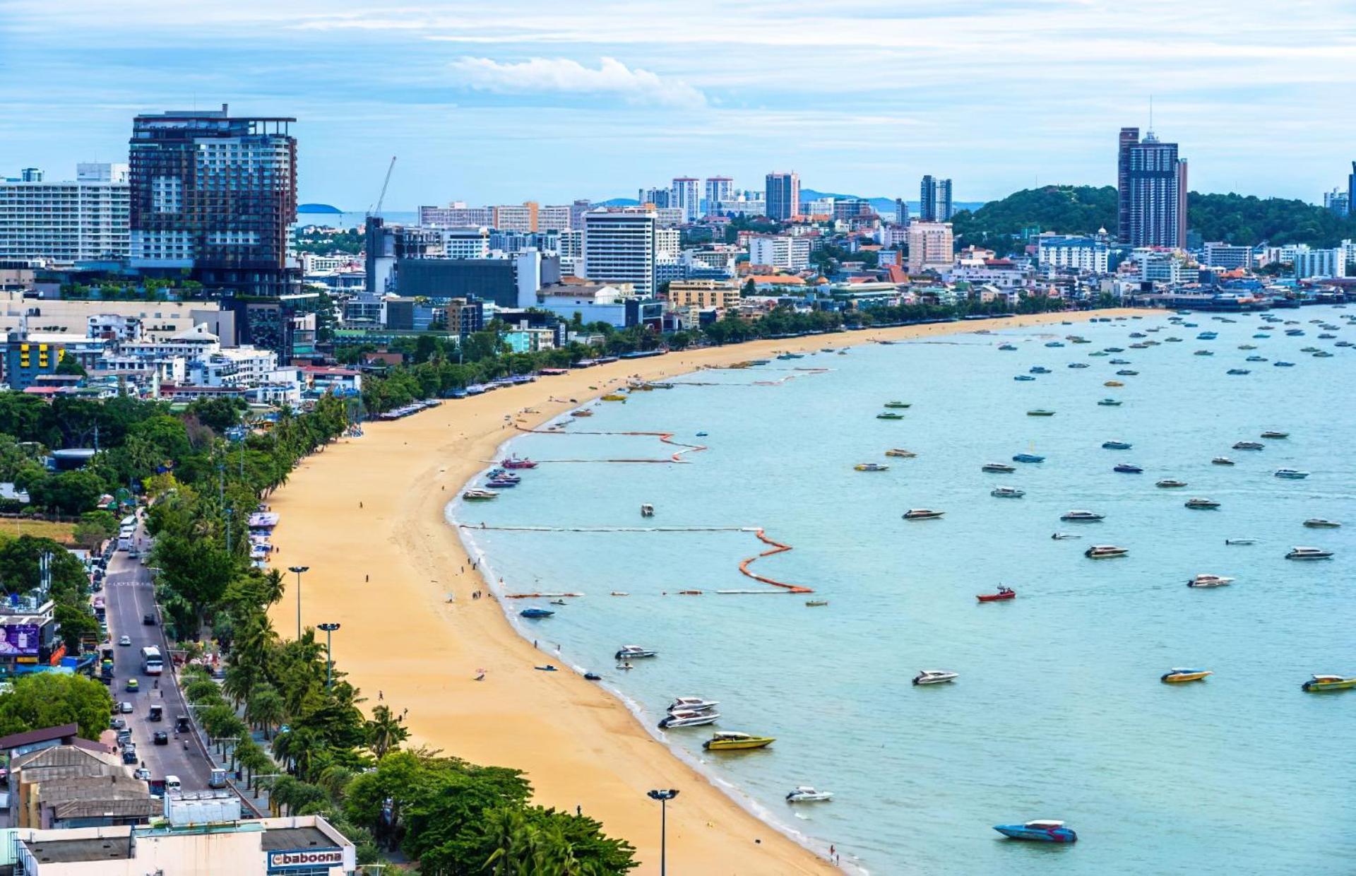 Central Pattaya - Sea View Large Balcony Condo With Infinity Pool Exterior foto