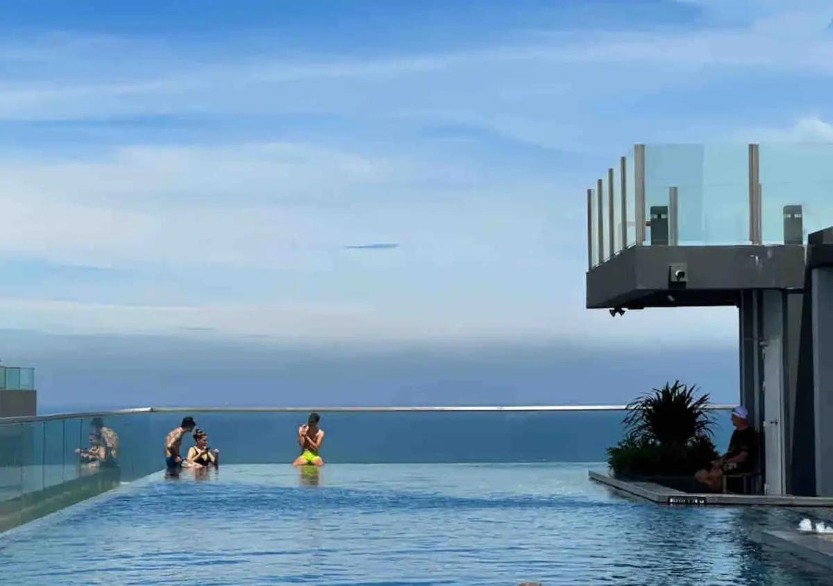 Central Pattaya - Sea View Large Balcony Condo With Infinity Pool Exterior foto
